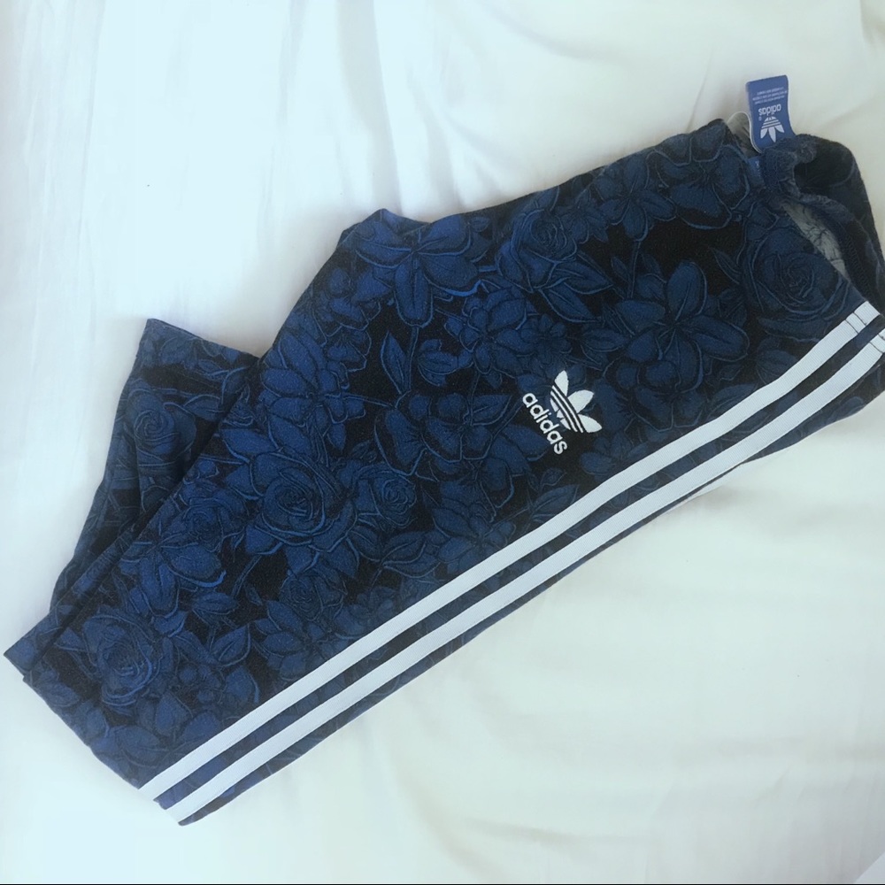 Adidas Blue Floral legging
